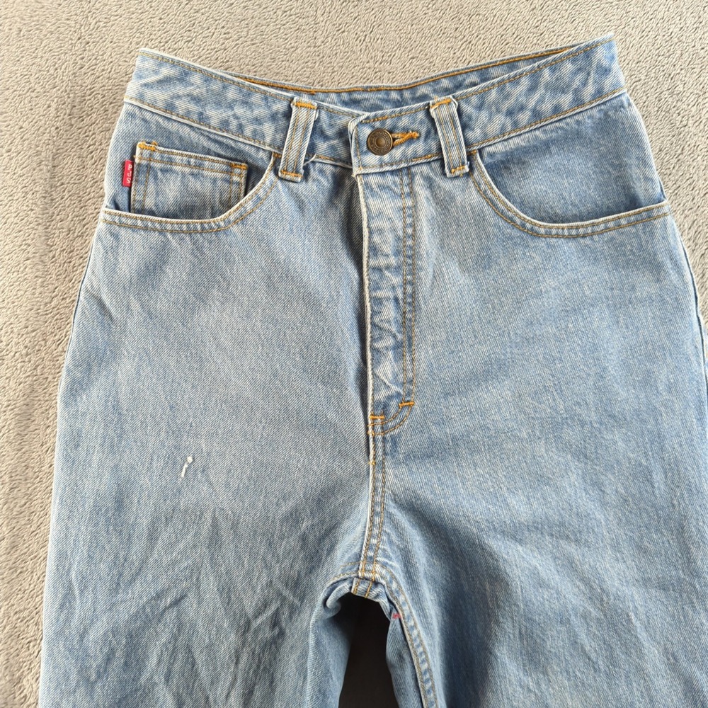 Vintage Paddock's Jeans‎ Womens Fits 24x25 Blue Jet-Setter Ankle Zip Mom